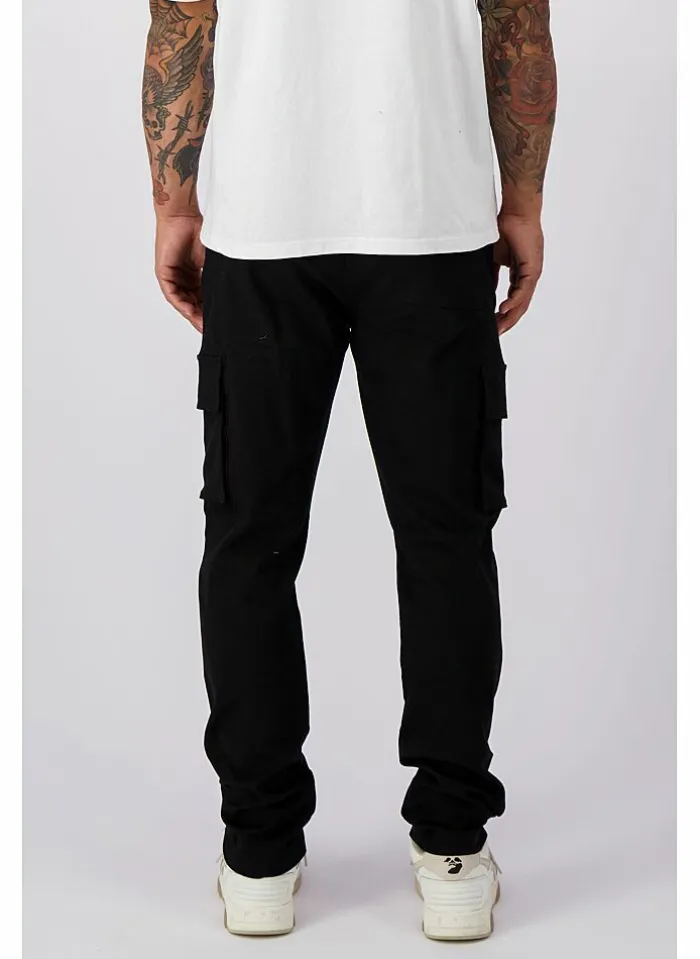 black bananas Cargo Pant Plate zwart Outlet