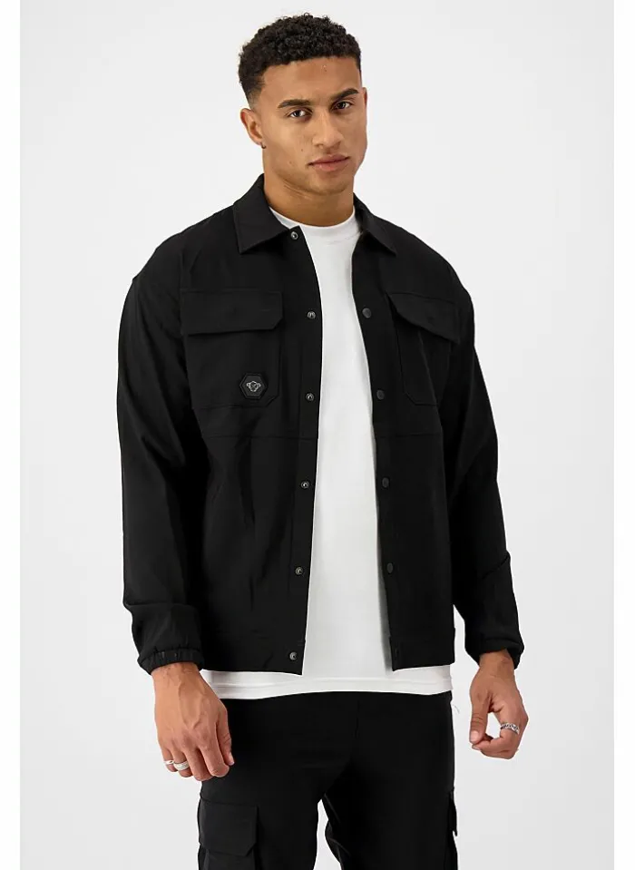 black bananas Jas Delta Cargo Jacket zwart Discount