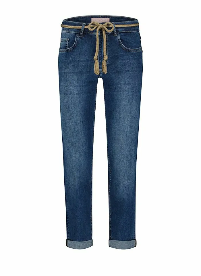 PARA MI Broek Van - Bobby Daily Shadow Blue Fashion