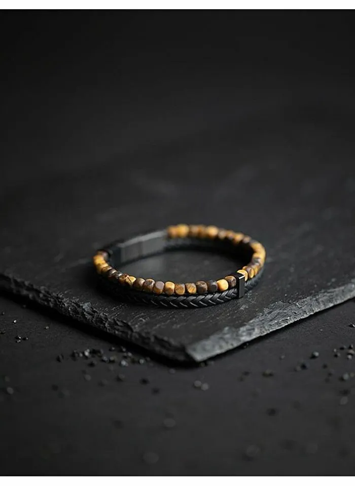 gemini Armband 035 tigers eye Fashion