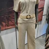 Musthaves Broek Soofka goud glitter Hot