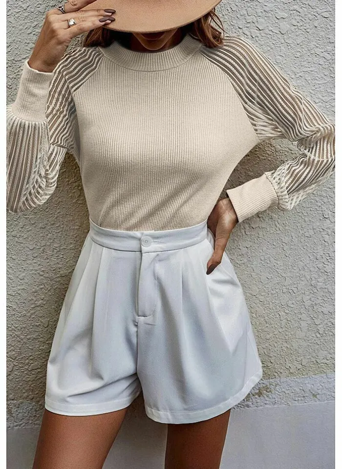 Musthaves Top Mesh zwart Sale