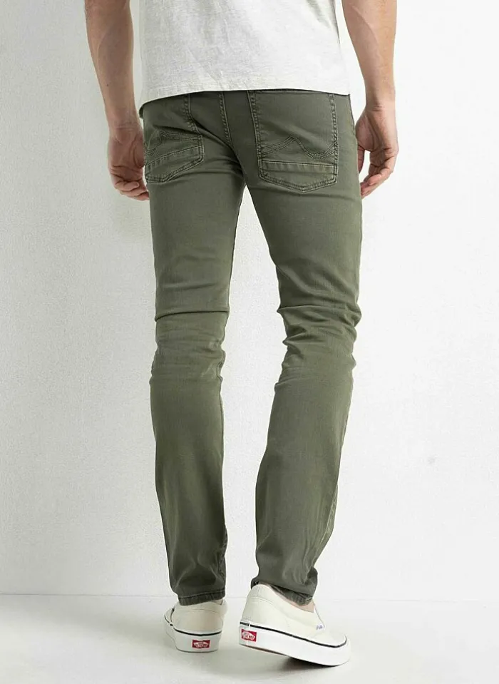 Petrol Broek Seaham Colored army green Hot