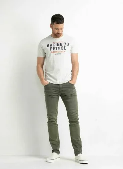 Petrol Broek Seaham Colored army green Hot