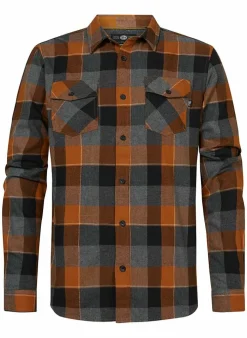 Petrol Hemd Sil417 Winter Orange Store