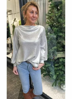 Terra di siena Pull Van Terra Di Sienna Precious (Open Armen) roos/glitter Flash Sale