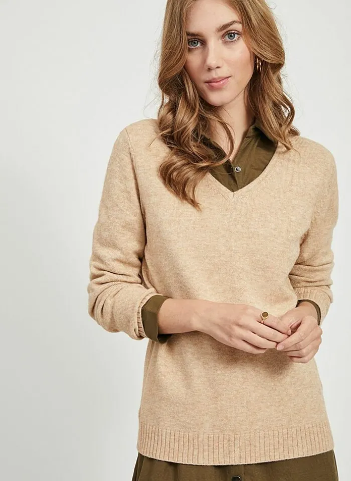 Vila Pull Van - Virilv-Neck (Noos) Fashion