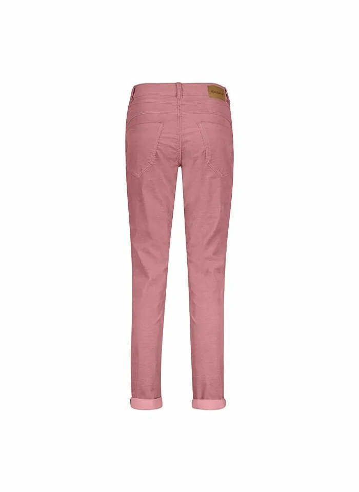 red button Broek Relax Fine Cord Fashion