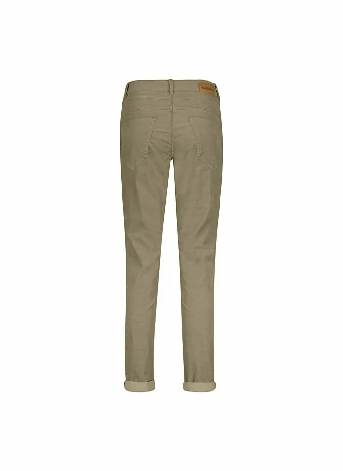 red button Broek Relax Fine Cord Fashion