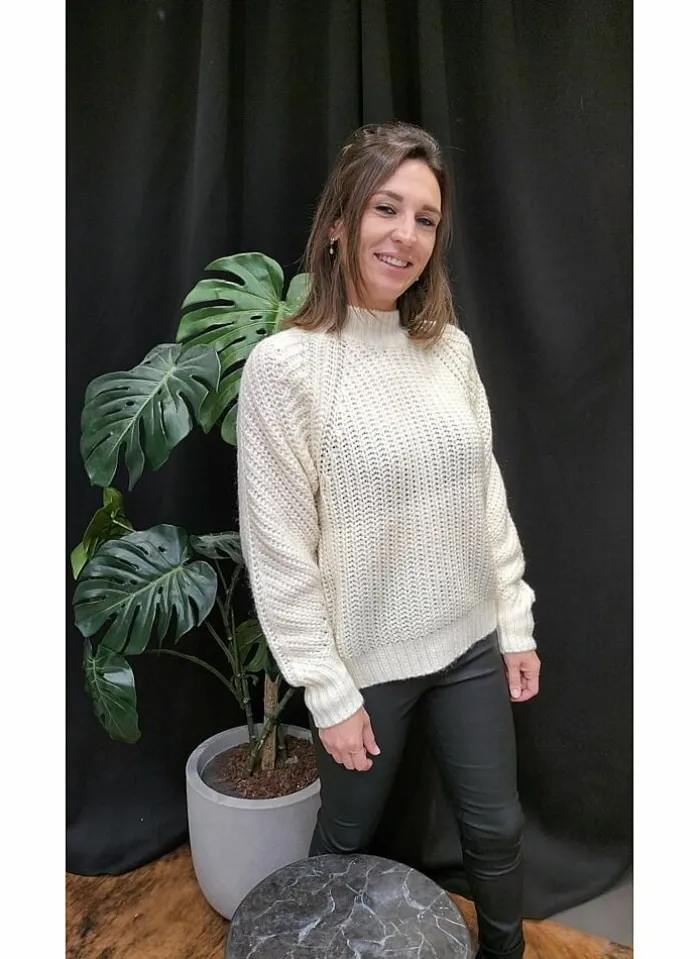 Tramontana Sweater Van - Y01-06-601 cream Clearance