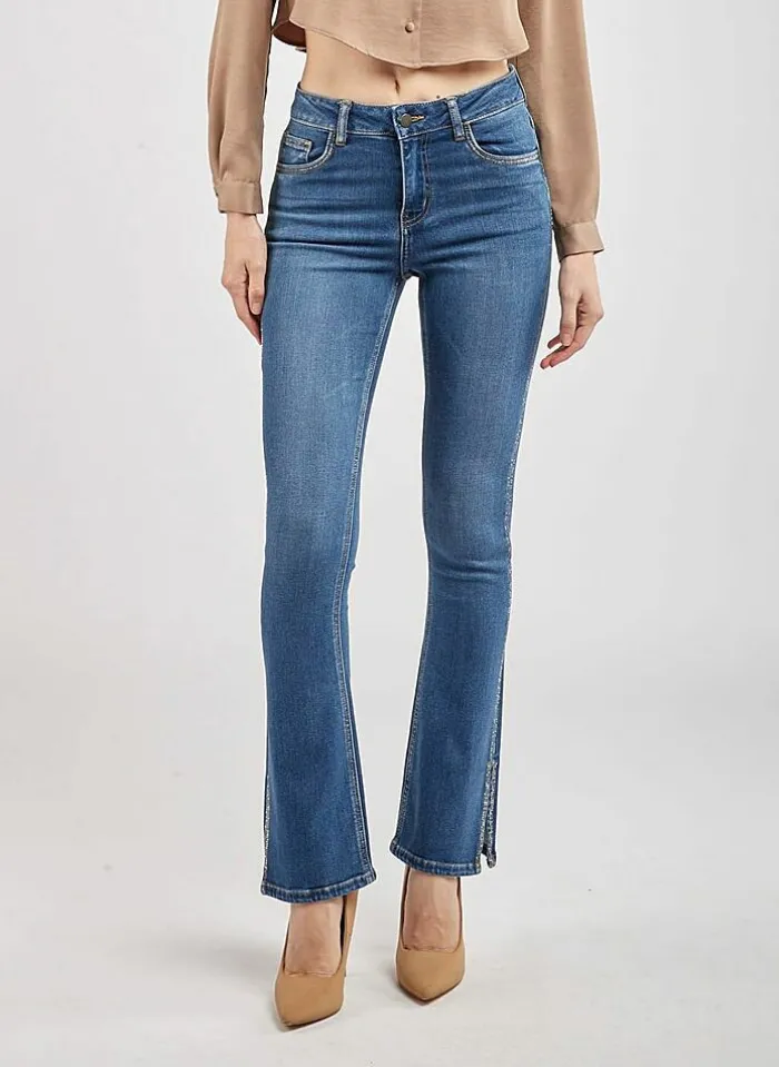 Toxik Denim Strass blauw Discount