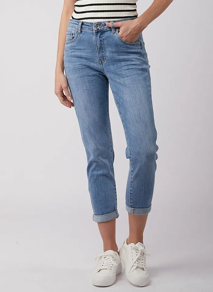Toxik Jeans Boyfriend blauw Fashion