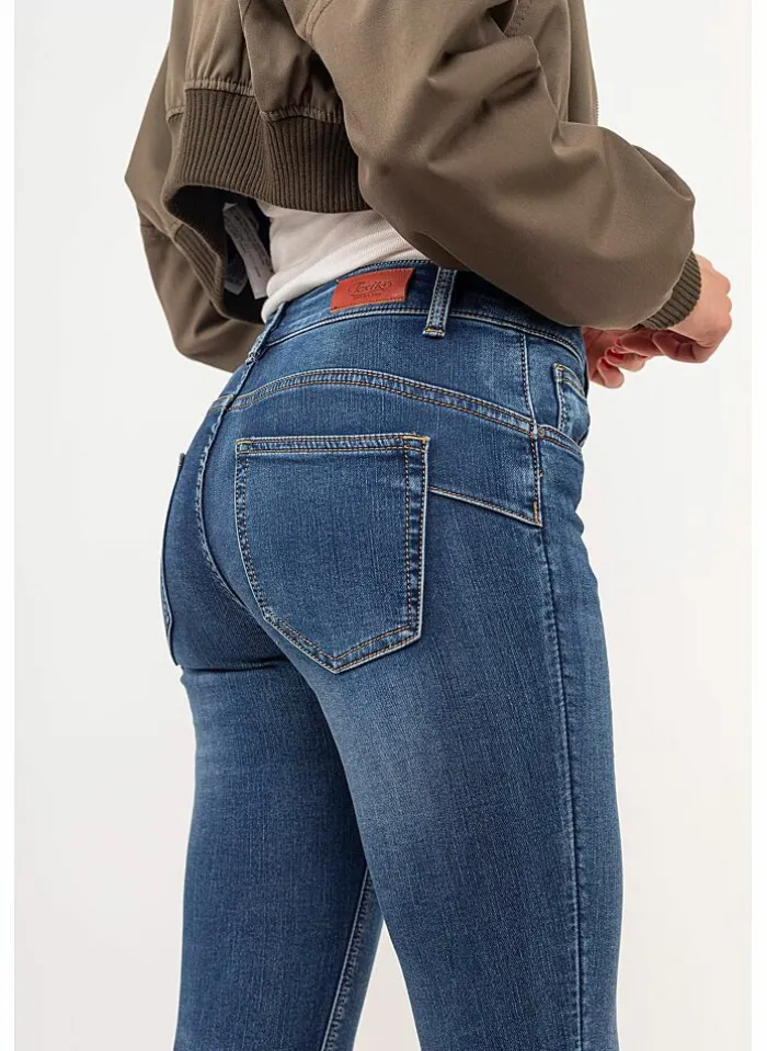 Toxik Jeans L21165 - Jogdenim Push Up Dark blue denim Shop