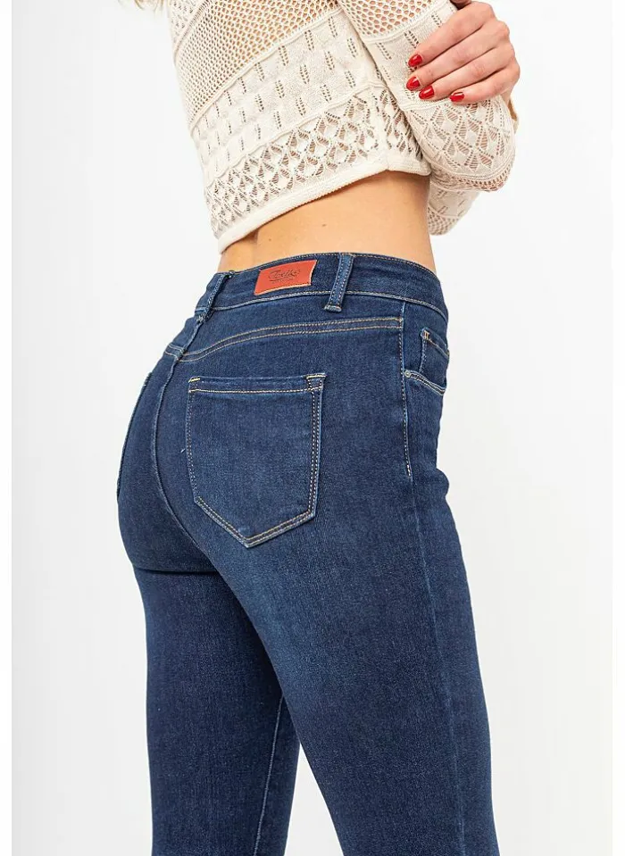 Toxik Jeans L21149 Middelhoog Dark blue denim Best Sale