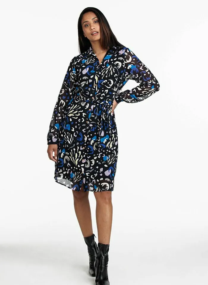 Tramontana Kleed Abstract Flower Prints 14 print blacks Cheap