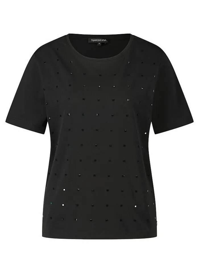 Tramontana T-Shirt Studs Artwork 10 zwart Clearance