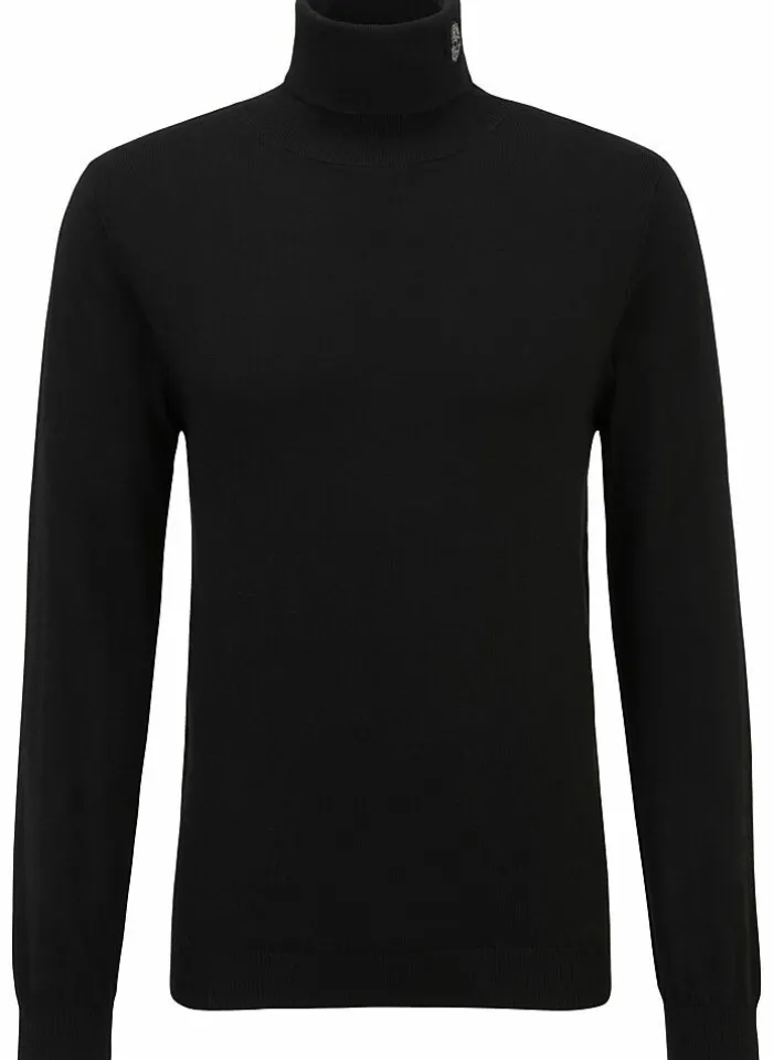black & gold Trui Van Black And Gold - Bgm-Knit10 zwart Online