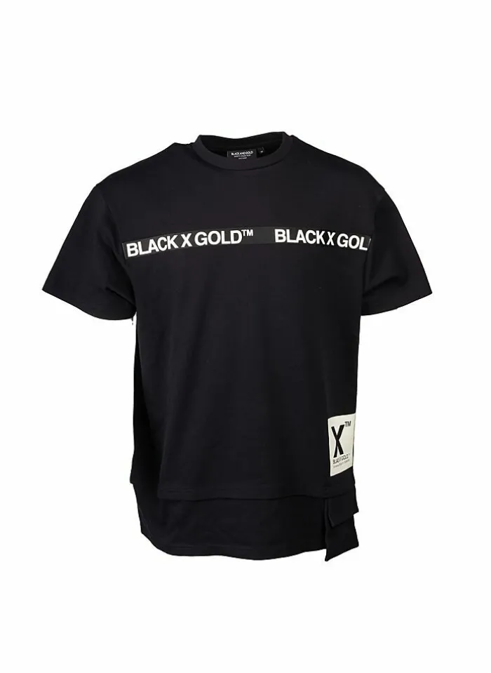 black & gold Tshirt Van Black²Gold - Bgum-22-2-Ts01 white Discount