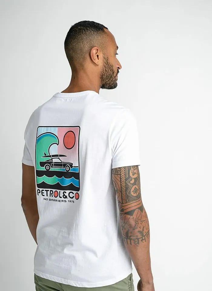Petrol Tshirt Van - M-1030-Tsr686 bright white Clearance