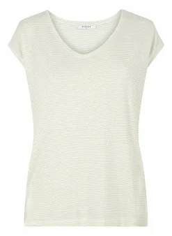 Pieces T-Shirt Van - Pcbillo Noos (Lurex Lijntjes) Bestseller! Reflecting pond Cheap