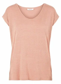 Pieces T-Shirt Van - Pcbillo Noos (Lurex Lijntjes) Bestseller! Reflecting pond Cheap