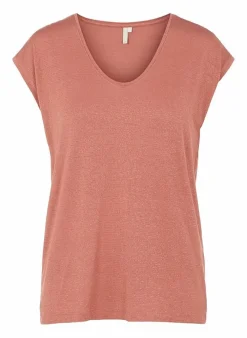 Pieces T-Shirt Van - Pcbillo Noos (Lurex Lijntjes) Bestseller! Reflecting pond Cheap