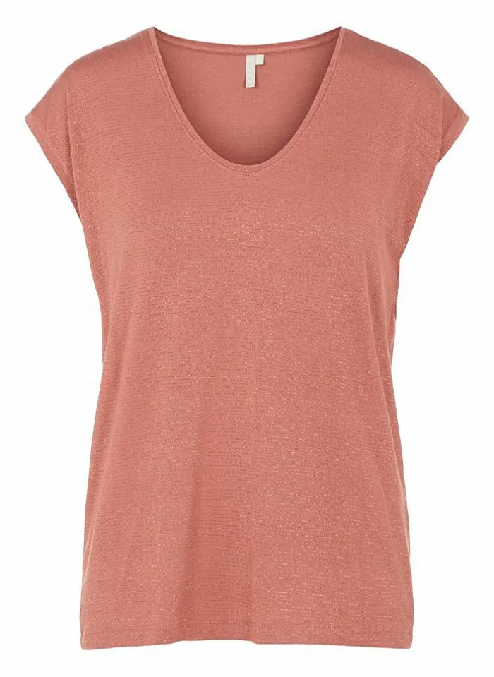 Pieces T-Shirt Van - Pcbillo Noos (Lurex Lijntjes) Bestseller! Reflecting pond Cheap