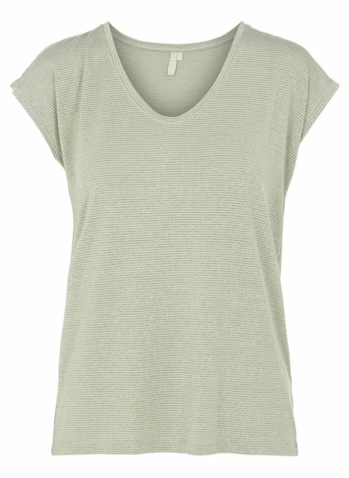 Pieces T-Shirt Van - Pcbillo Noos (Lurex Lijntjes) Bestseller! Reflecting pond Cheap