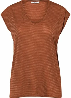 Pieces T-Shirt Van - Pcbillo Noos (Lurex Lijntjes) Bestseller! Reflecting pond Cheap