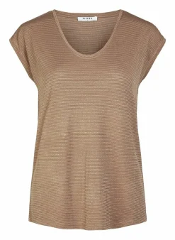 Pieces T-Shirt Van - Pcbillo Noos (Lurex Lijntjes) Bestseller! Reflecting pond Cheap