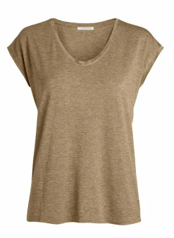 Pieces T-Shirt Van - Pcbillo Noos (Lurex Lijntjes) Bestseller! Reflecting pond Cheap