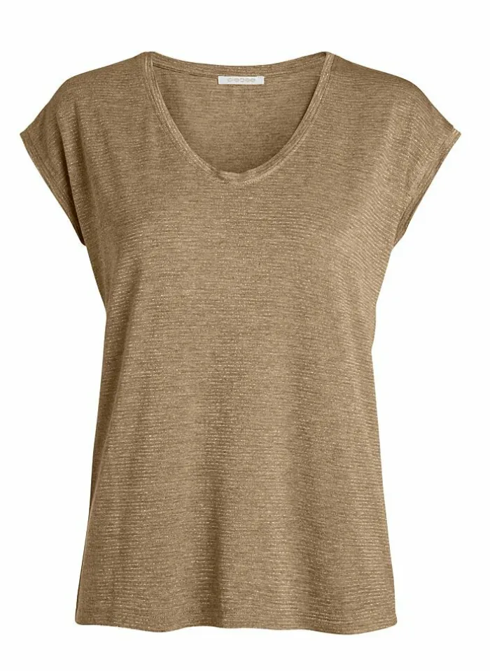 Pieces T-Shirt Van - Pcbillo Noos (Lurex Lijntjes) Bestseller! Reflecting pond Cheap