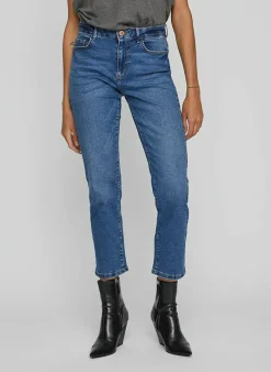 Vila Jeans Alice Straight (Noos) medium blue denim Store