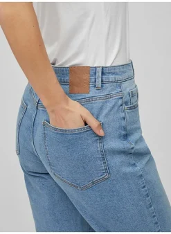Vila Jeans Naomi Mom Jeans (Noos) Light Blue Denim Best Sale