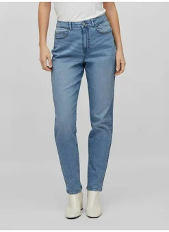 Vila Jeans Naomi Mom Jeans (Noos) Light Blue Denim Best Sale